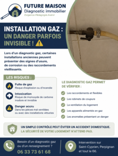 🚨 INSTALLATION GAZ : UN DANGER PARFOIS INVISIBLE 🚨